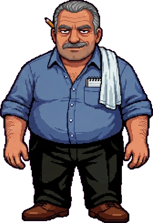The ahwa owner