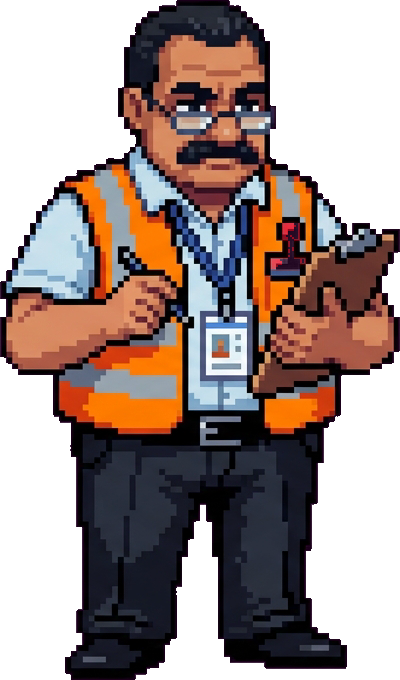 The stadium steward